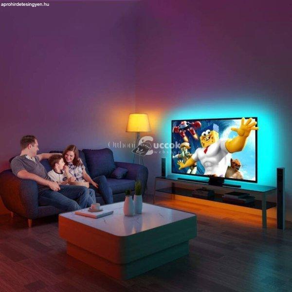 Univerzális USB LED szalag TV háttérvilágításhoz, távirányítóval
vezérelhető