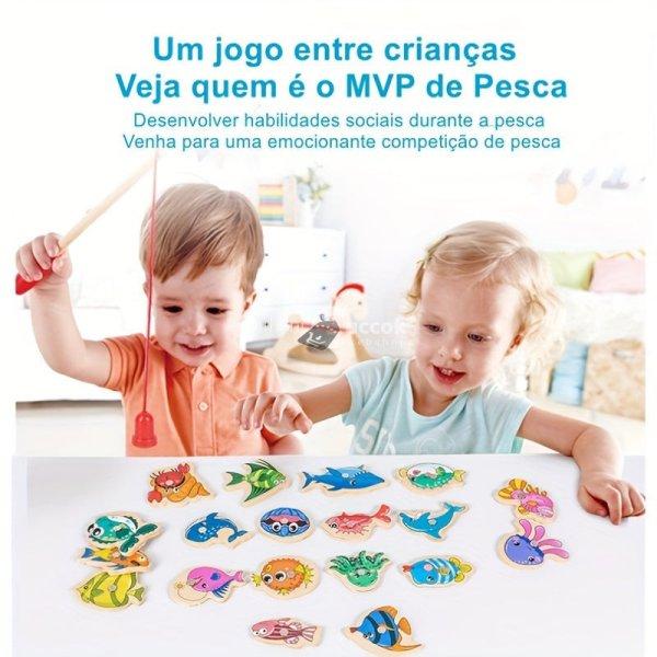 Montessori horgász játék gyerekeknek – Oktató és fejlesztő
játékkészlet