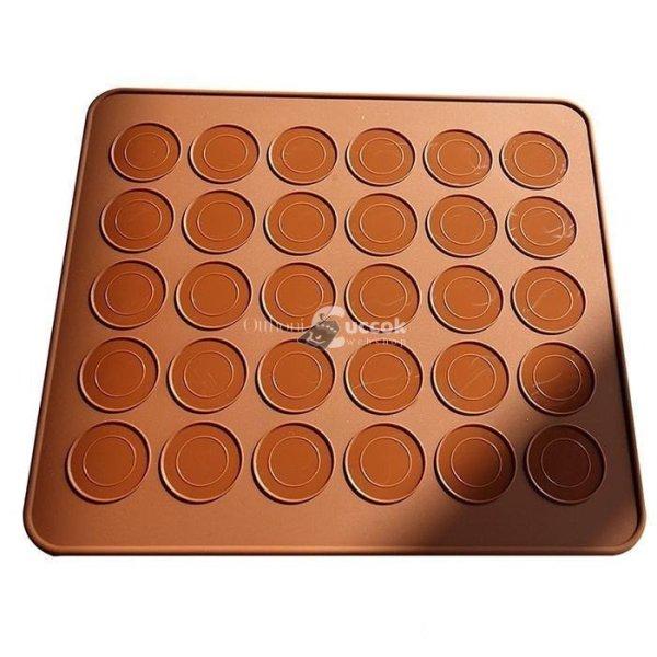 Macaron sütő lap - tapadásmentes szilikon sütőforma macarons
készítéséhez