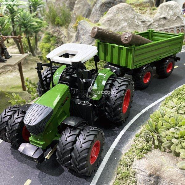 Élethű 42cm-es Farm Traktor Játékkészlet Pótkocsival - Gyerekeknek Szánt
Mezőgazdasági Játékmodell