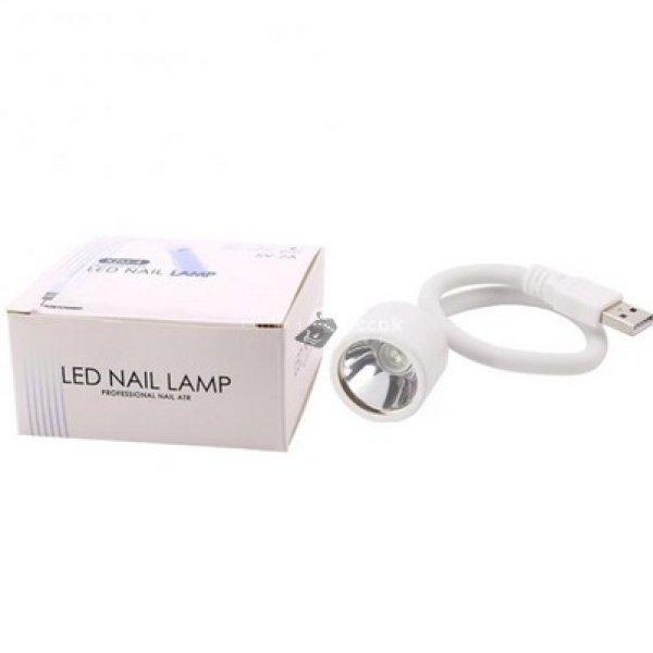 USB-s Mini UV LED Körömlámpa Gyors Szárításhoz