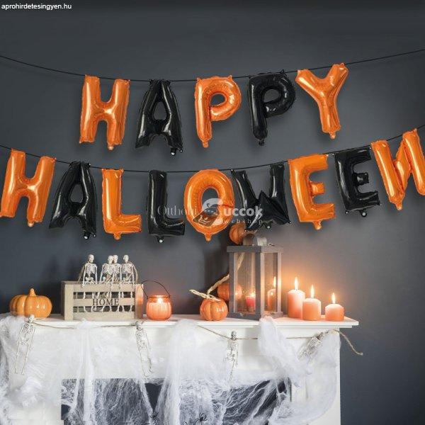 Halloween-i lufi dekorációs szett - "Happy Halloween" felirattal és
rögzítő szalaggal