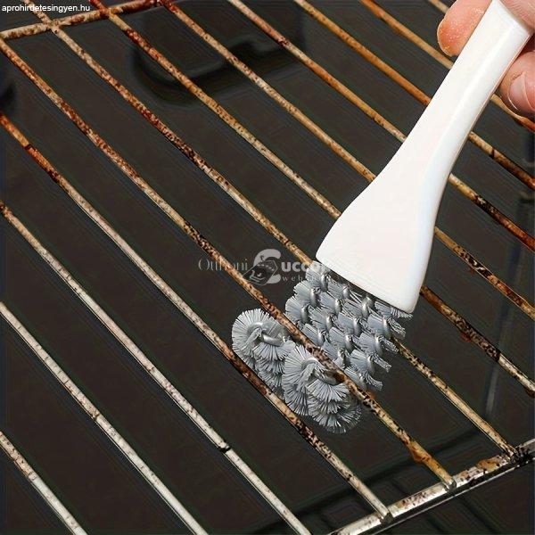 BBQ Grill Tisztítókefe Ergonomikus Nyéllel
