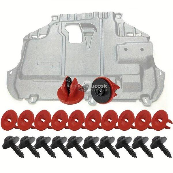 20db Motor Alátét Fedél Csipesz és Csavar Készlet