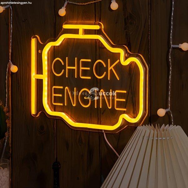 Neon Check Engine felirat