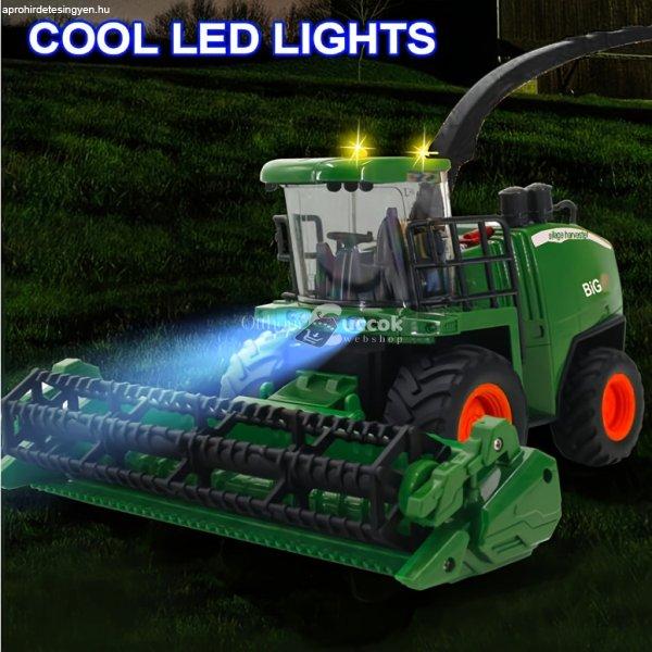 Farm Traktor Harvester Mower Játékszett