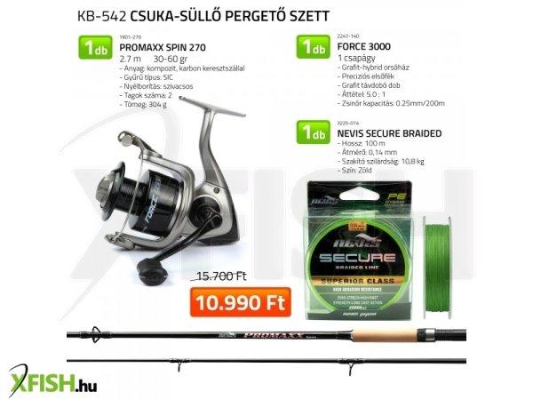 Nevis Csuka Süllő Pergető Szett 1901-270+ 2247-130+ 3225-014