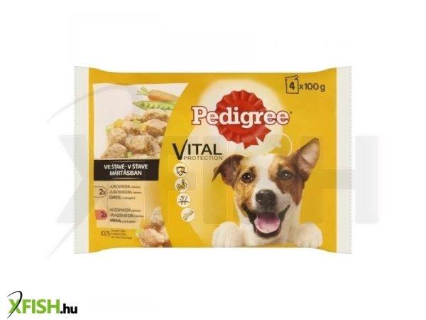 Pedigree alutasakos 4 pack adult marha-baromfi 100g multipack, 13 db/csomag