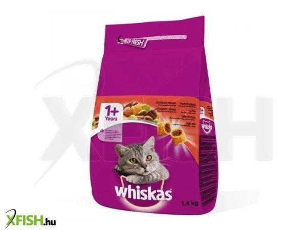 Whiskas száraz macskaeledel marhával 1,4kg