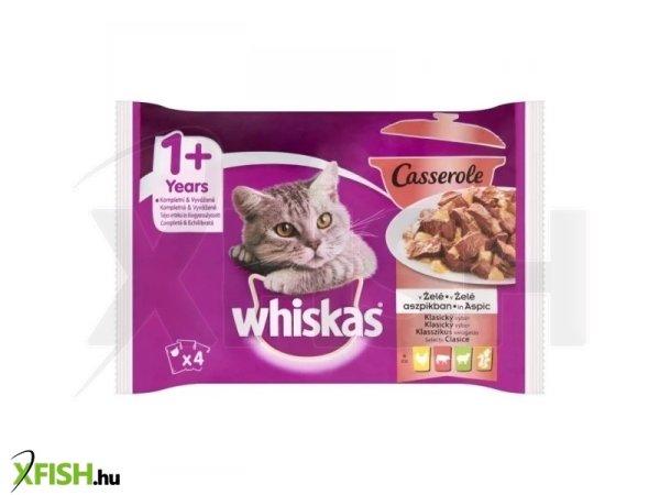 Whiskas alutasak 4-pack pure delight marha baromfi  aszpikban  4x85g
multipack, 13 db/csomag