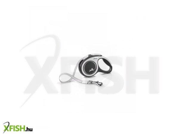 Flexi New Comfort szalagos automata póráz XS 3m fekete
