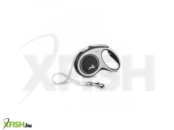 Flexi New Comfort szalagos automata póráz M 5m fekete