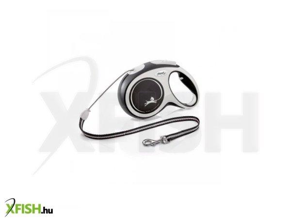 Flexi New Comfort zsinóros automata póráz M 5m fekete