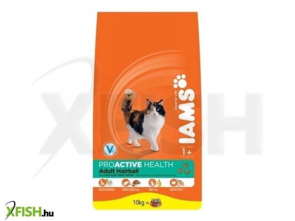 Iams Cat Adult Hairball Chicken macskatáp 10kg