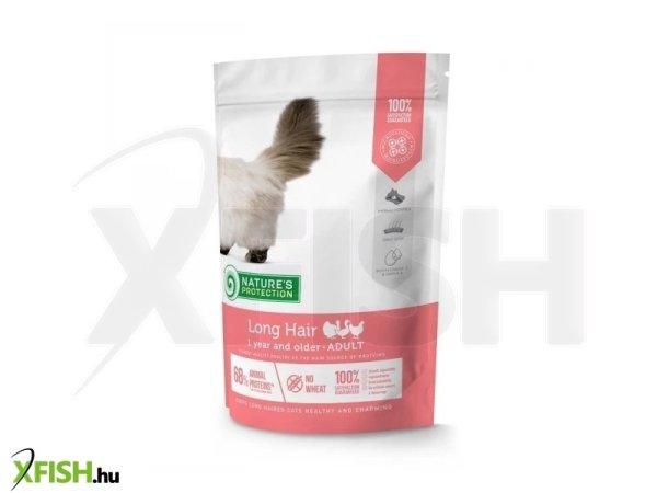 Natures Protection Cat Adult Long Hair Poultry 400g