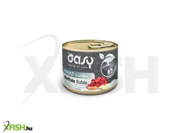 Oasy dog konzerv GF adult small/mini buffalo 200g, 24 db/csomag