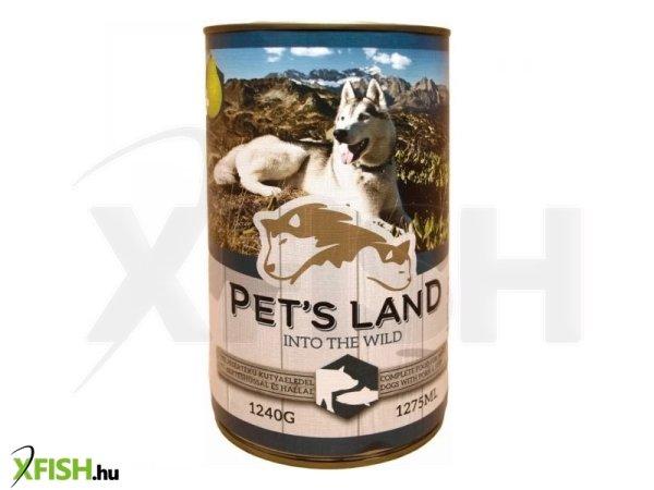 Pet S land dog konzerv sertés-hal körtével 1240g