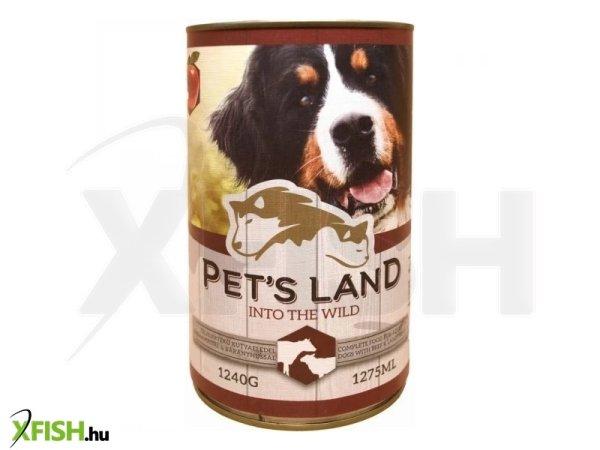 Pet S land dog konzerv marhamáj-bárányhús almával 1240g