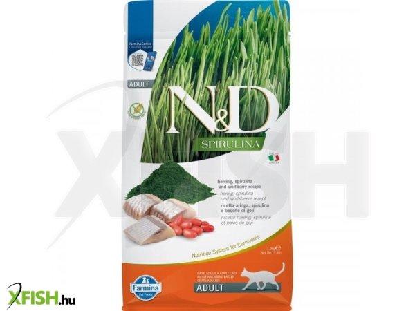 N&d spirulina cat adult hering 1,5kg