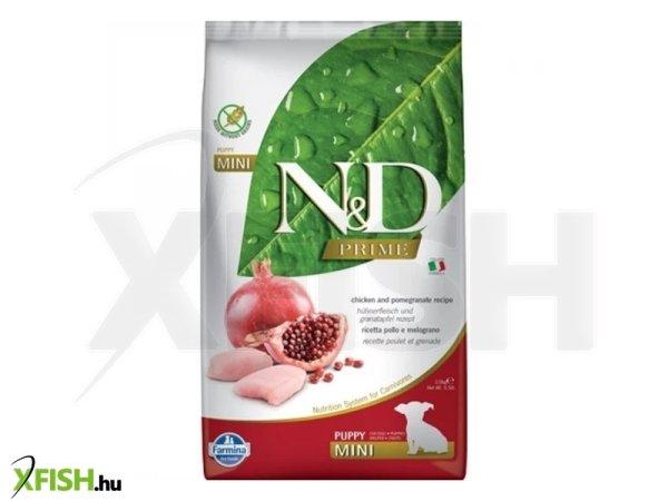 N&d dog prime csirke & gránátalma puppy mini 2,5kg
