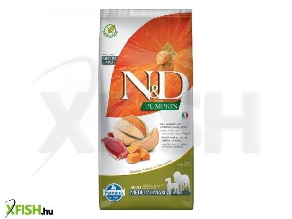 N&d pumpkin dog kacsa & sütőtök,sárgadinnye adult medium & maxi 12kg