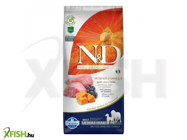 N&d dog grain free bárány & áfonya sütőtökkel adult medium/maxi 12kg