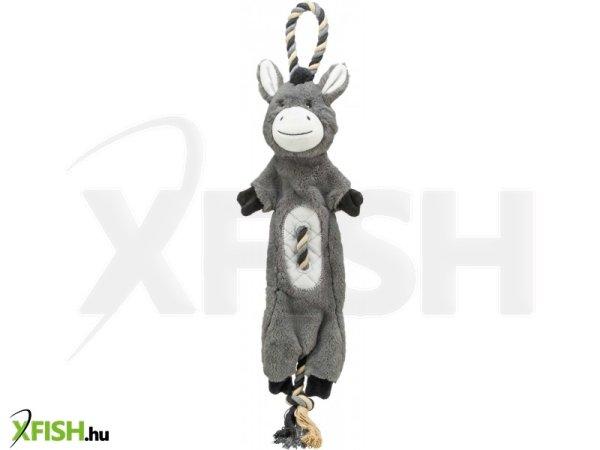 Trixie játék szamár, plüss/kötél, 66cm