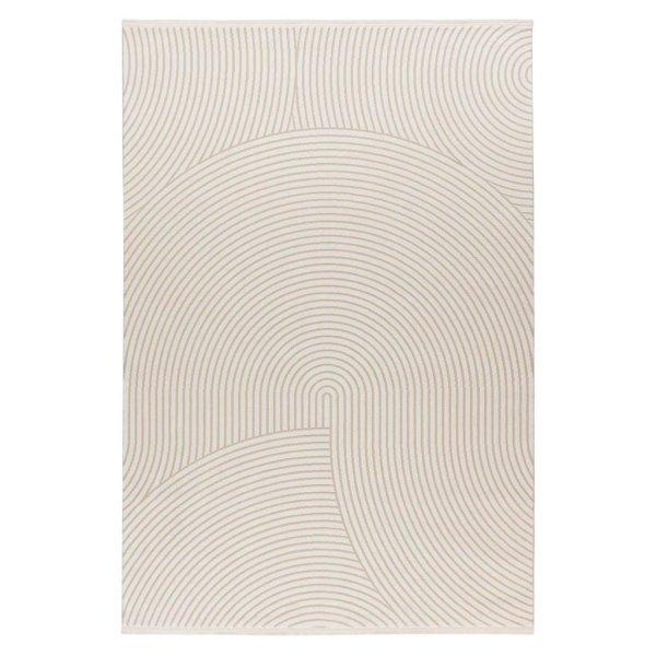 Szőnyeg, modern, íves vonalakkal díszített, sötétszürke, 80x150 cm -
RONDOLE - Butopêa