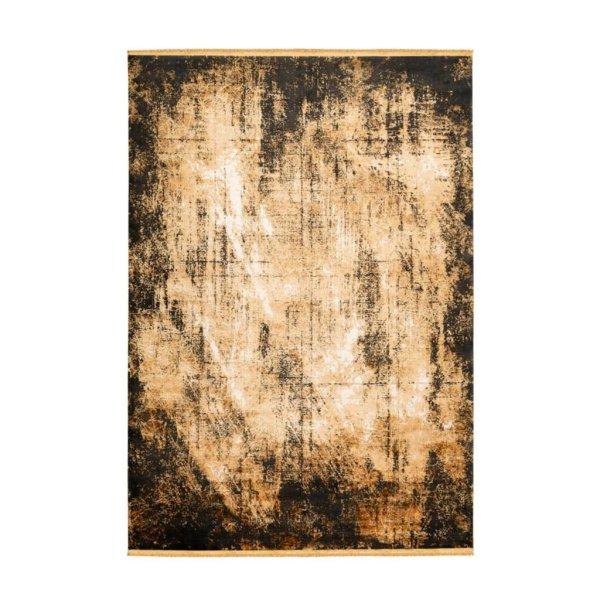 Szőnyeg, Pierre Cardin, fényes hatású, arany - fekete, lyocell - viszkóz -
akrill, 120x170 cm - UNIVERS - Butopêa