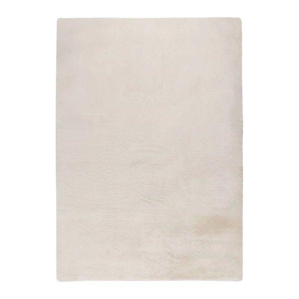 Szőnyeg, szőrme, fehér, poliészter, 120x170 cm - - Butopêa