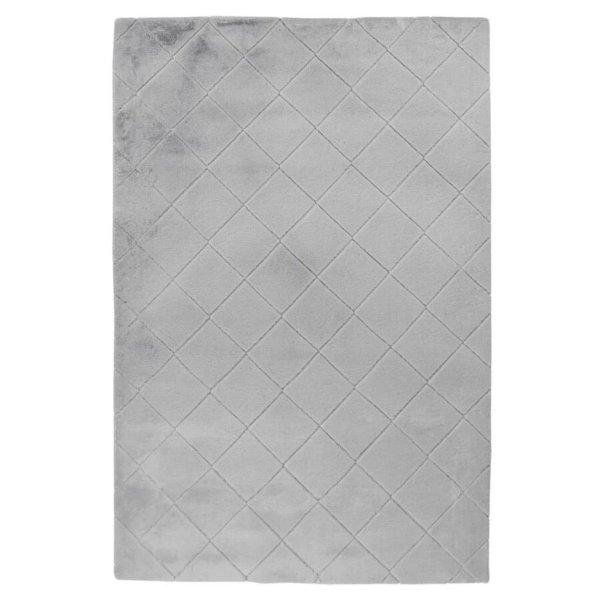 Szőnyeg, rombusz mintás, ezüst - szürke, poliészter, 200x290 cm - ELORIA -
Butopêa