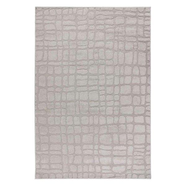Szőnyeg, kövezett mintázatú, ezüst - szürke, poliészter, 120x170 cm -
GOLDEME - Butopêa