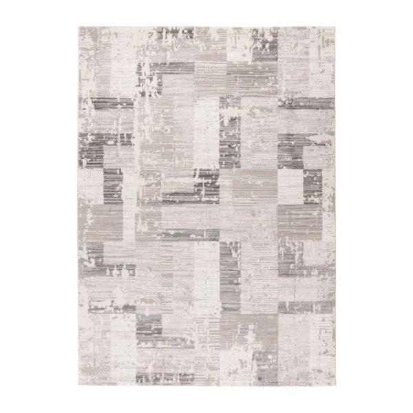 Szőnyeg, Pierre Cardin, szögletes mintákkal, ezüst - bézs, 120x170 cm -
VEYLITH - Butopêa