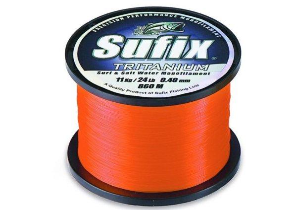 Sufix Tritanium Neon Orange 0,30mm 6,3kg 1520m zsinór (130650510)