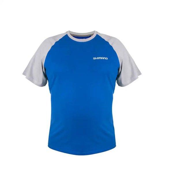 Shimano Short Sleeve T-Shirt Blue XL póló (SHSSSBUXL)