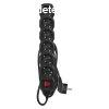 EMOS PC1621R, Hosszabbt 1,5 m / 6 aljzat / kapcsols / fek