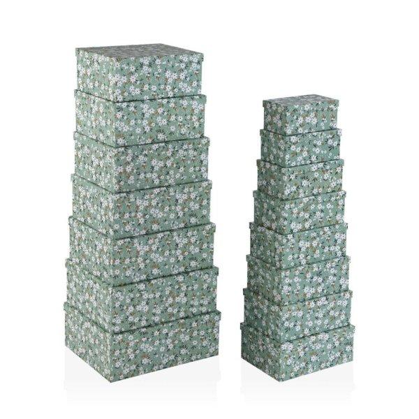 Halmozható Rendszerező Doboz Készlet Versa цветя Préselt Papír 15
Darabok 35 x 16,5 x 43 cm MOST 54364 HELYETT 27093 Ft-ért!