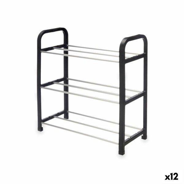 Cipőtartó 3 Polcok Fekete Ezüst színű 40 x 19 x 14 cm (12 egység) MOST
33559 HELYETT 20587 Ft-ért!