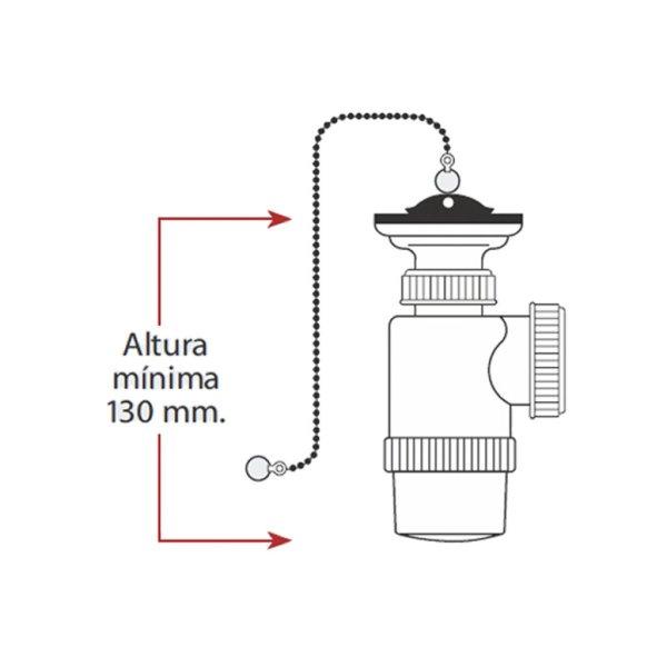 Washbasin Siphon Mirtak v70 Műanyag PVC MOST 6992 HELYETT 3927 Ft-ért!