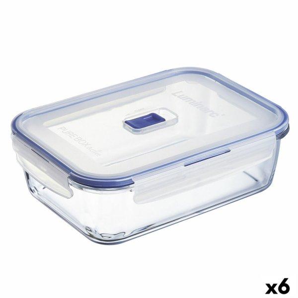 Hermetikus ebéddoboz Luminarc Pure Box Active 22 x 16 cm 1,97 l Kétszínű
Üveg (6 egység) MOST 46893 HELYETT 35287 Ft-ért!