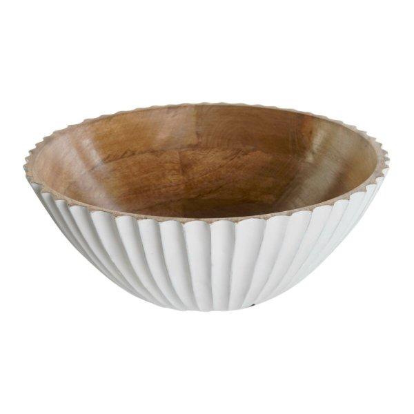 Salátás Tál DKD Home Decor Fehér Természetes Mangófa 30 x 30 x 12 cm MOST
38323 HELYETT 22430 Ft-ért!