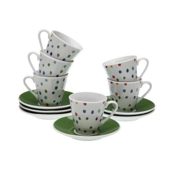 Csésze Szett Alátétekkel Versa Dotty Porcelán MOST 14378 HELYETT 7168
Ft-ért!