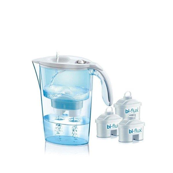 Szűrőkancsó LAICA Bi-Flux J9047WS Pack Szűrő x 3 Átlátszó polipropilén
(2,3 L) MOST 23226 HELYETT 15642 Ft-ért!