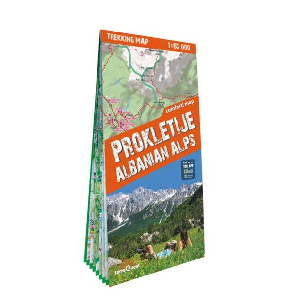Prokletije, Durmitor, Albán- és Montenegrói Alpok trekking térkép - Terra
Quest