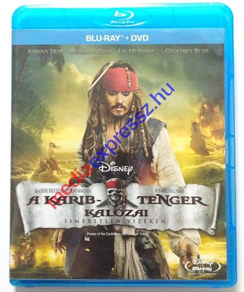 A Karib-tenger kalózai: Ismeretlen vizeken blu ray + dvd