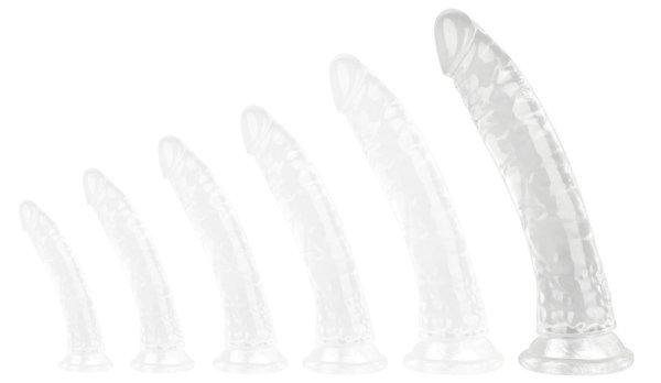 Átlátszó Dildó 3XL – 28 x 5,5 cm prémium eszköz