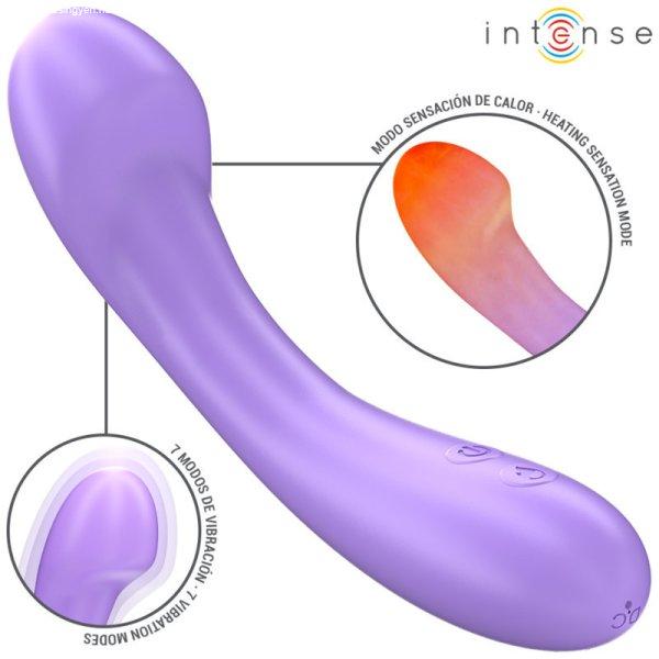 INTENSE Becky – 19 cm-es fűthető vibrátor 7 rezgéssel