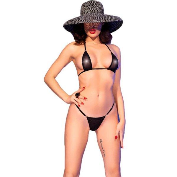 Chilirose CR 4840 – fekete mikro bikini S/M 