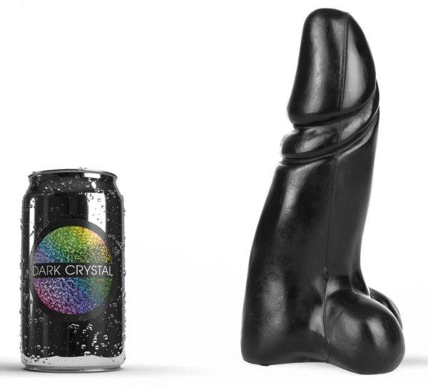 Dildo Santo - prémium, csillogó kristály dildó 17 cm