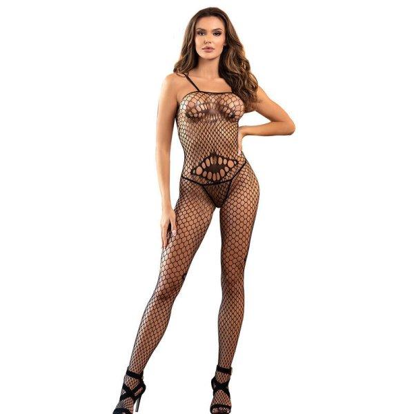SUBBLIME – hálós bodystocking részletekkel a melleknél és hasnál